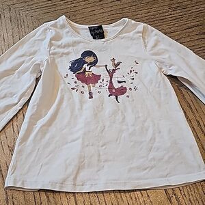 Long sleeve white shirt size 5T Cynthia Rowley